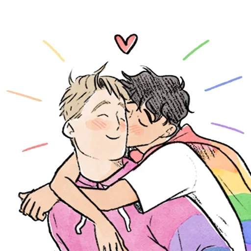 Sticker from the "Heartstopper / трепет сердца" sticker pack