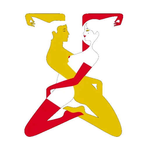 Sticker from the "Kama Sutra ABC" sticker pack