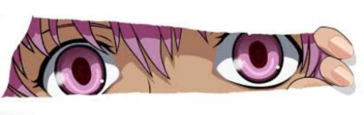 Sticker from the "Yuno Gasai | Future Diary" sticker pack