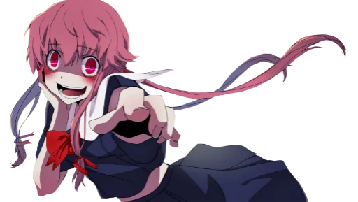 Sticker from the "Yuno Gasai | Future Diary" sticker pack