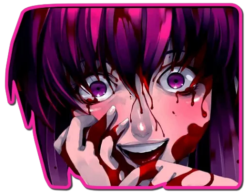 Sticker Yuno Gasai | Future Diary