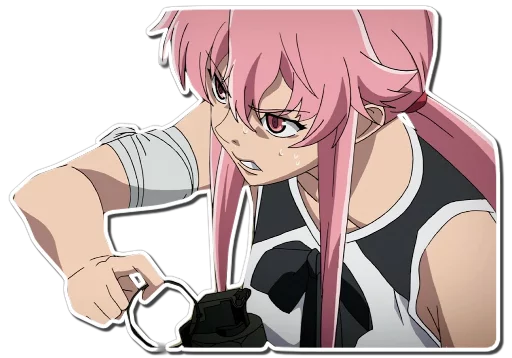 Sticker from the "Yuno Gasai | Future Diary" sticker pack