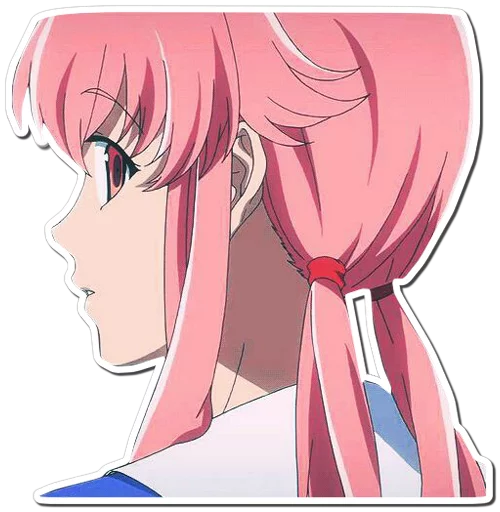 Sticker from the "Yuno Gasai | Future Diary" sticker pack