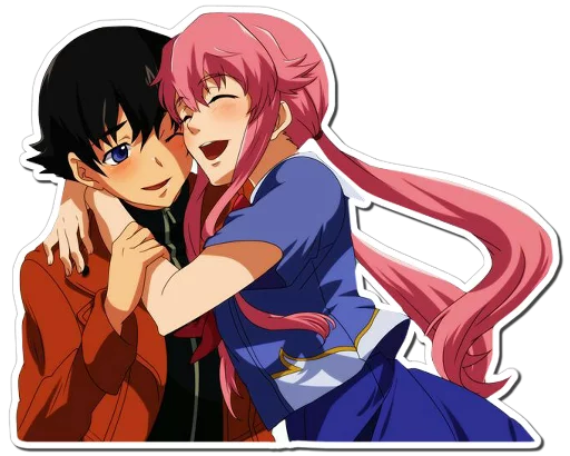 Sticker from the "Yuno Gasai | Future Diary" sticker pack