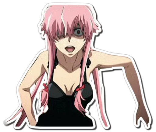 Sticker from the "Yuno Gasai | Future Diary" sticker pack