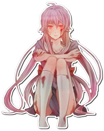 Sticker from the "Yuno Gasai | Future Diary" sticker pack