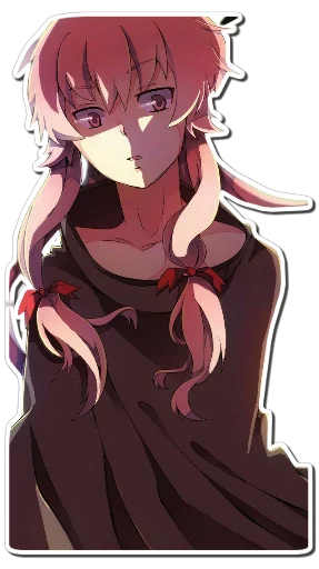 Sticker from the "Yuno Gasai | Future Diary" sticker pack