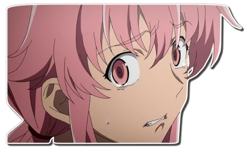 Sticker from the "Yuno Gasai | Future Diary" sticker pack