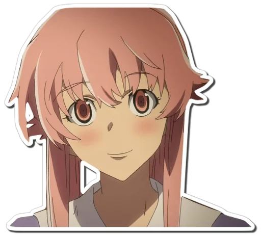 Sticker from the "Yuno Gasai | Future Diary" sticker pack