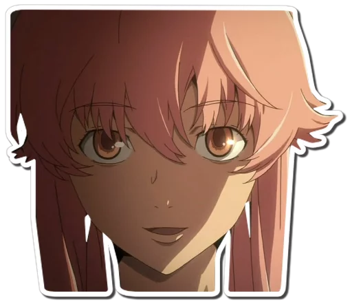 Sticker from the "Yuno Gasai | Future Diary" sticker pack