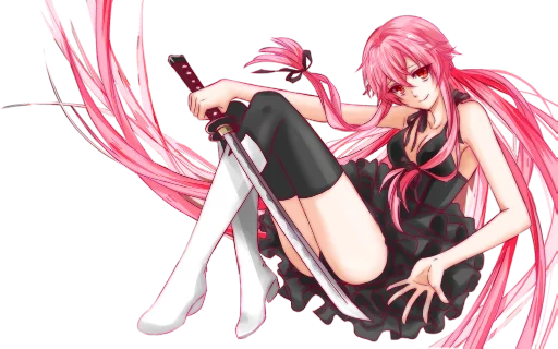 Sticker from the "Yuno Gasai | Future Diary" sticker pack