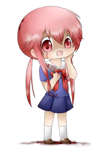 Sticker from the "Yuno Gasai | Future Diary" sticker pack