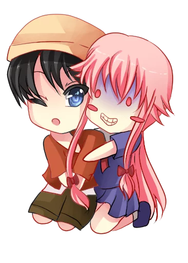 Sticker from the "Yuno Gasai | Future Diary" sticker pack