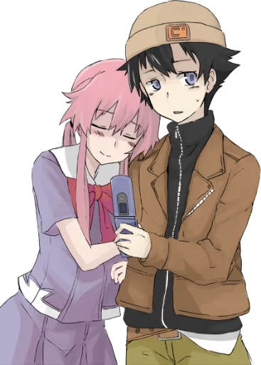 Sticker from the "Yuno Gasai | Future Diary" sticker pack