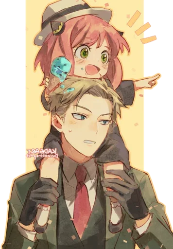 Sticker Anya (SPY X FAMILY)