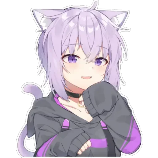 Sticker from the "Nekomata Okayu" sticker pack