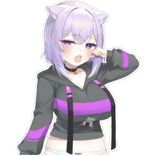 Sticker Nekomata Okayu