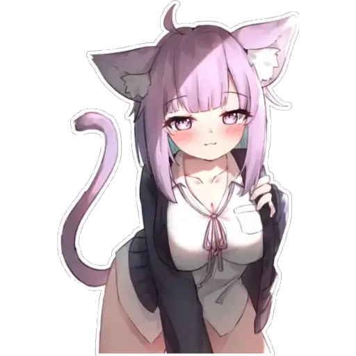 Sticker from the "Nekomata Okayu" sticker pack