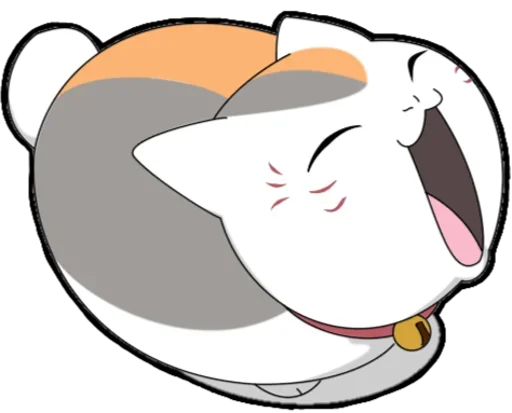 Sticker from the "Nyanko-Sensei" sticker pack