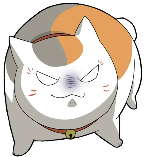 Sticker from the "Nyanko-Sensei" sticker pack