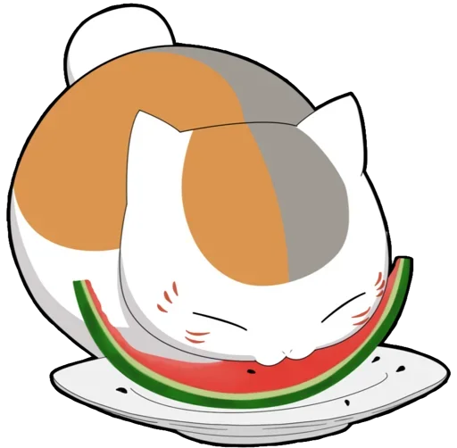 Sticker from the "Nyanko-Sensei" sticker pack