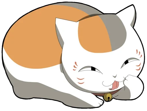 Sticker from the "Nyanko-Sensei" sticker pack