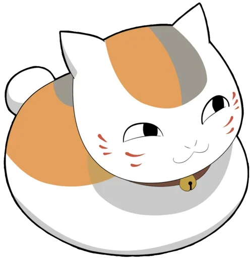 Sticker from the "Nyanko-Sensei" sticker pack