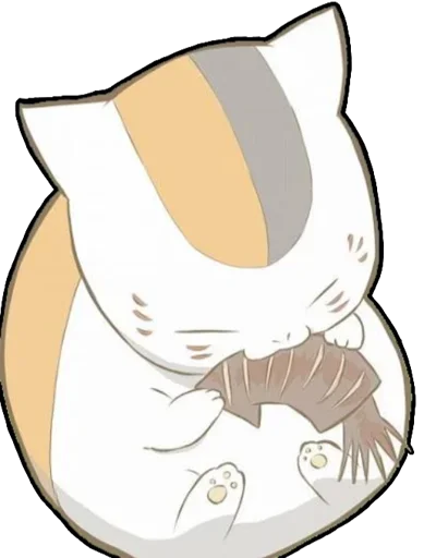 Sticker from the "Nyanko-Sensei" sticker pack