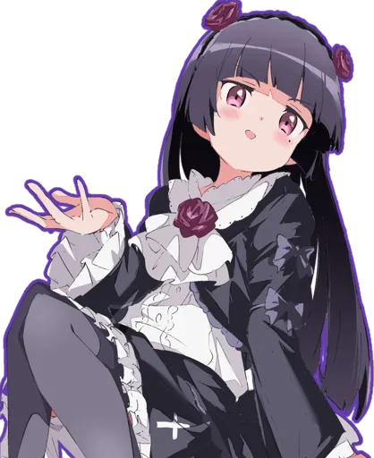 Sticker from the "Ruri Gokou" sticker pack