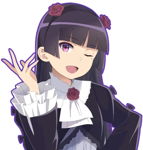 Sticker from the "Ruri Gokou" sticker pack