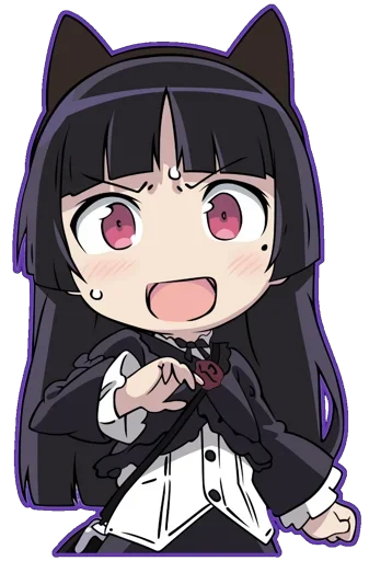 Sticker from the "Ruri Gokou" sticker pack