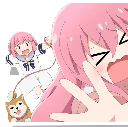 Sticker from the "Futari Gotoh | Bocchi the Rock!" sticker pack