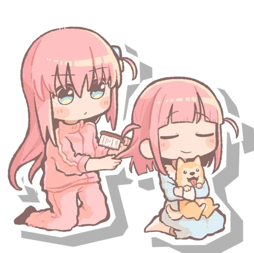 Sticker from the "Futari Gotoh | Bocchi the Rock!" sticker pack