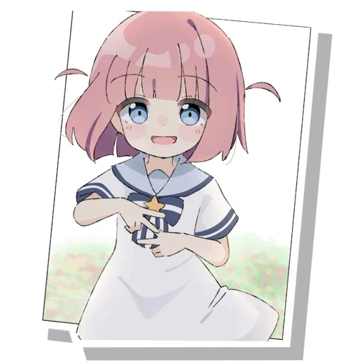 Sticker from the "Futari Gotoh | Bocchi the Rock!" sticker pack