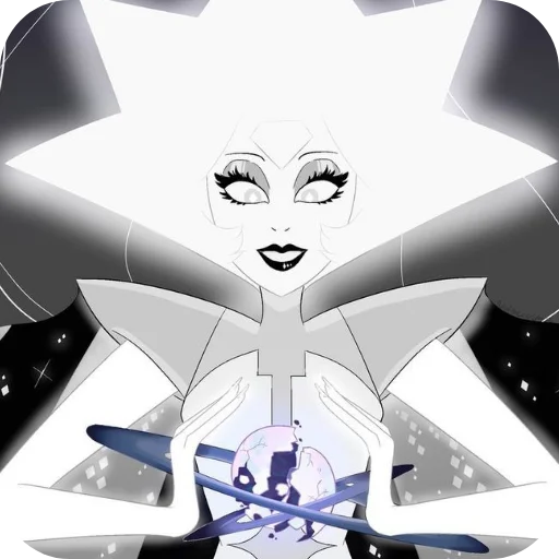 Sticker White Diamond