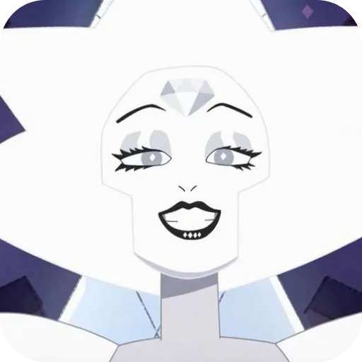 Sticker White Diamond