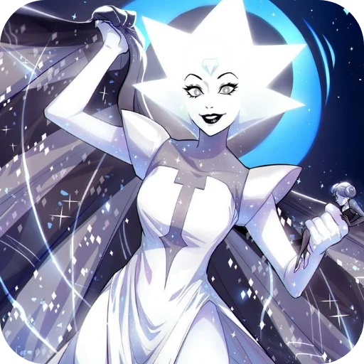 Sticker White Diamond