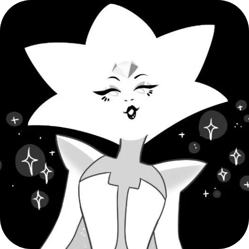 Sticker White Diamond