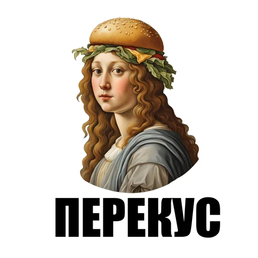 Sticker from the "художник ( )" sticker pack