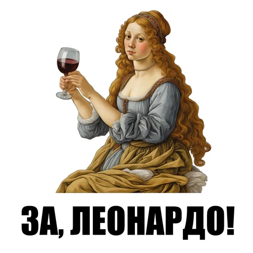 Sticker from the "художник ( )" sticker pack