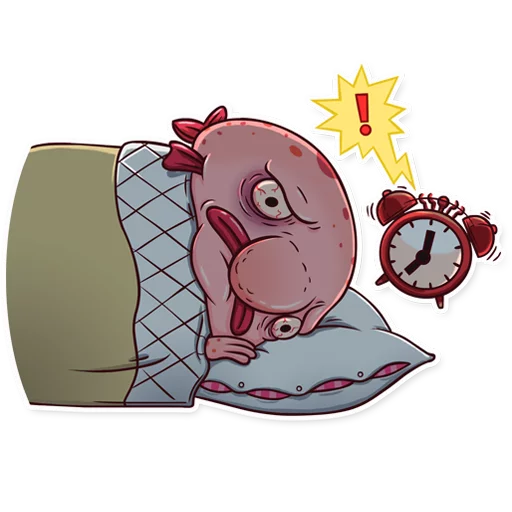 Sticker from the "Sad Blobby" sticker pack