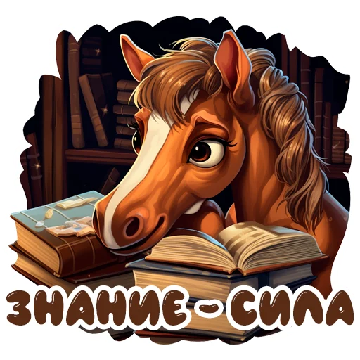 Sticker from the "Horse Secrets" sticker pack