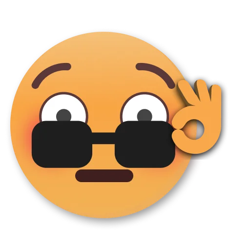 Sticker from the "Weird Flushed Emojis 😳" sticker pack