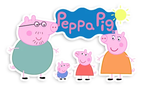 Стикер из набора "Peppa Pig"