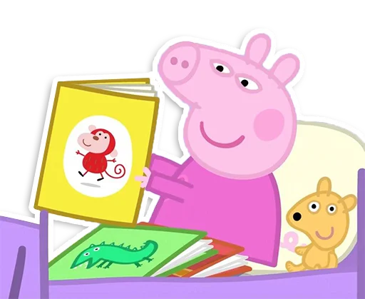 Стикер из набора "Peppa Pig"