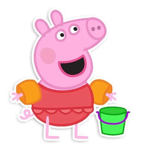 Стикер из набора "Peppa Pig"