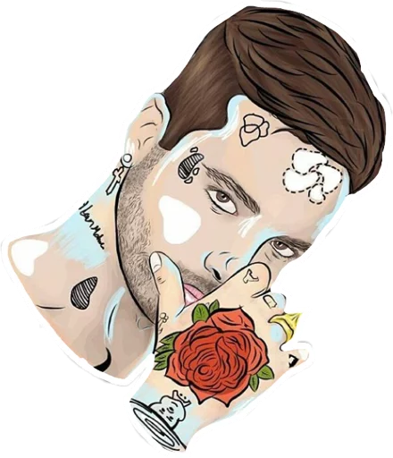 Sticker from the "J Balvin" sticker pack