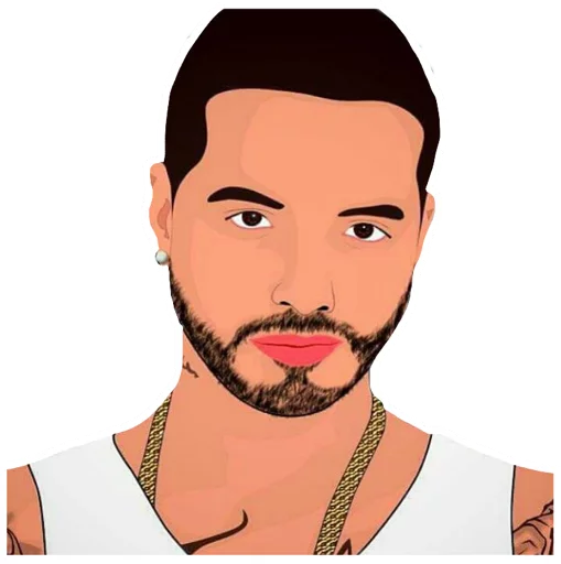 Sticker from the "J Balvin" sticker pack