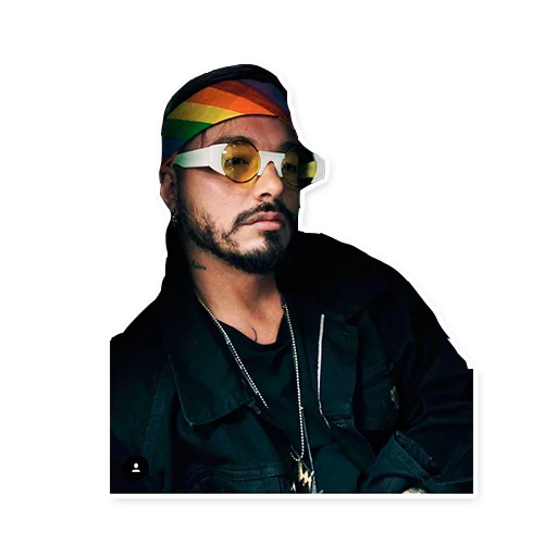 Sticker from the "J Balvin" sticker pack