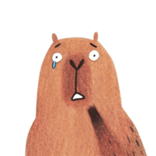 Стикер из набора "Mr. Capybara"